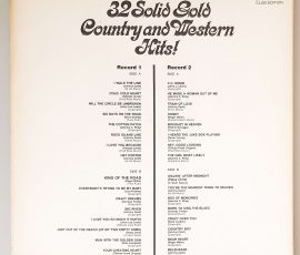 Various – "32 Solid Gold Country And Western Hits!" (BRC – 31 064 9) Cover Rückseite Various – "32 Solid Gold Country And Western Hits!" (BRC – 31 064 9) Cover Rückseite