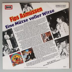 Fips Asmussen – "Eine Mütze Voller Witze" (Europa – 111 108.6) Cover Rückseite Fips Asmussen – "Eine Mütze Voller Witze" (Europa – 111 108.6) Cover Rückseite
