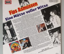 Fips Asmussen – "Eine Mütze Voller Witze" (Europa – 111 108.6) Cover Rückseite Fips Asmussen – "Eine Mütze Voller Witze" (Europa – 111 108.6) Cover Rückseite