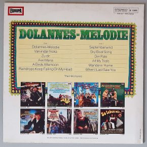 The Hiltonaires – "Dolannes-Melodie" (Europa – E 1065) Cover Rückseite The Hiltonaires – "Dolannes-Melodie" (Europa – E 1065) Cover Rückseite