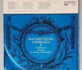 Solistenvereinigung des Berliner Rundfunks, Helmut Koch – "Das Deutsche Chorlied "(ETERNA – 8 35 020) Cover Vorderseite Solistenvereinigung des Berliner Rundfunks, Helmut Koch – "Das Deutsche Chorlied "(ETERNA – 8 35 020) Cover Vorderseite