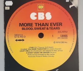 Blood Sweat & Tears– "More Than Ever" (CBS – CBS 81465) Cover Vorderseite Blood Sweat & Tears– "More Than Ever" (CBS – CBS 81465) Cover Vorderseite