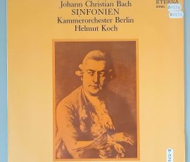 Johann Christian Bach "Sinfonien" (ETERNA – 8 26 194) Cover Vorderseite Johann Christian Bach "Sinfonien" (ETERNA – 8 26 194) Cover Vorderseite