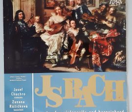 J.S. Bach "Sonatas For Violoncello And Harpsichord (Supraphon – SUA 10579) Cover Vorderseite J.S. Bach "Sonatas For Violoncello And Harpsichord (Supraphon – SUA 10579) Cover Vorderseite