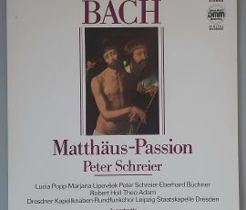J. S. Bach – "Matthäus Passion BWV 244 (Ausschnitte)" (ETERNA – 7 29 267) Cover Vorderseite J. S. Bach – "Matthäus Passion BWV 244 (Ausschnitte)" (ETERNA – 7 29 267) Cover Vorderseite
