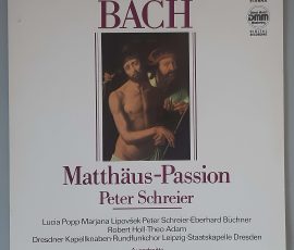 J. S. Bach – "Matthäus Passion BWV 244 (Ausschnitte)" (ETERNA – 7 29 267) Cover Vorderseite J. S. Bach – "Matthäus Passion BWV 244 (Ausschnitte)" (ETERNA – 7 29 267) Cover Vorderseite