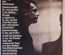 L. v. Beethoven "Klaviersonate Es-dur Op. 81a (Les Adieux) / Rondo A Capriccio ... (ETERNA – 8 20 777) Cover Vorderseite L. v. Beethoven "Klaviersonate Es-dur Op. 81a (Les Adieux) / Rondo A Capriccio ... (ETERNA – 8 20 777) Cover Vorderseite