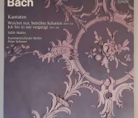 J. S. Bach – "Kantaten, Weichet Nur, Betrübte Schatten BWV 202 (ETERNA – 827030) Cover Vorderseite J. S. Bach – "Kantaten, Weichet Nur, Betrübte Schatten BWV 202 (ETERNA – 827030) Cover Vorderseite