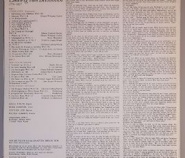 Ludwig van Beethoven "Patriotische Gesänge, Besinnliche Lieder, Liebeslieder (Supplement)" (ETERNA – 8 26 260) Cover Rückseite Ludwig van Beethoven "Patriotische Gesänge, Besinnliche Lieder, Liebeslieder (Supplement)" (ETERNA – 8 26 260) Cover Rückseite