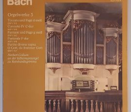 J.S. Bach, "Orgelwerke 3" Cover Vorderseite J.S. Bach, "Orgelwerke 3" Cover Vorderseite
