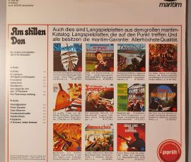 Krim-Kosaken – "Am Stillen Don" (Maritim – 47 009 NU) Cover Rückseite Krim-Kosaken – "Am Stillen Don" (Maritim – 47 009 NU) Cover Rückseite