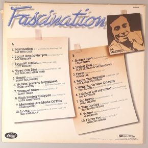 Various – "Fascination - 20 Songs Die Die Welt Eroberten" (Capitol Records – 31 428 6) Cover Rückseite Various – "Fascination - 20 Songs Die Die Welt Eroberten" (Capitol Records – 31 428 6) Cover Rückseite