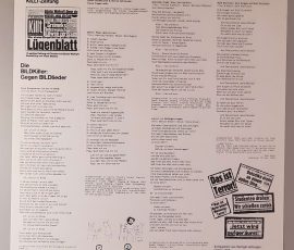 Various– "Die BildKiller: GegenBILDlieder" (Eigelstein Musikproduktion – ES2010) Infoblatt2 Various– "Die BildKiller: GegenBILDlieder" (Eigelstein Musikproduktion – ES2010) Infoblatt2