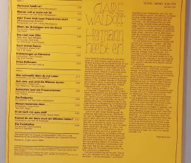 Claire Waldoff – "Hermann Heeßt Er!" (AMIGA – 8 45 279) Cover Rückseite Claire Waldoff – "Hermann Heeßt Er!" (AMIGA – 8 45 279) Cover Rückseite