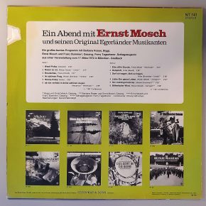 Ein Abend Mit Ernst Mosch Und Seinen Original Egerländer Musikanten (Telefunken – NT 741) Cover Rückseite