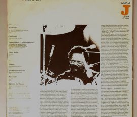 Billy Cobham – "Billy Cobham" (AMIGA – 8 55 834) Cover Rückseite Billy Cobham – "Billy Cobham" (AMIGA – 8 55 834) Cover Rückseite