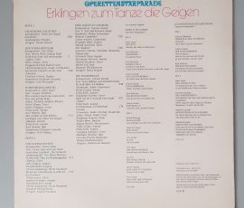 Various– Erklingen Zum Tanze Die Geigen (Operettenstarparade" (AMIGA – 8 45 104) Cover Rückseite Various– Erklingen Zum Tanze Die Geigen (Operettenstarparade" (AMIGA – 8 45 104) Cover Rückseite
