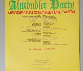 "Almdudler-Party - Melodien Zum Schunkeln Und Tanzen" (AMIGA – 8 55 372) Cover Rückseite "Almdudler-Party - Melodien Zum Schunkeln Und Tanzen" (AMIGA – 8 55 372) Cover Rückseite