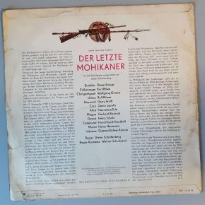 J. F. Cooper – "Der Letzte Mohikaner" (LITERA – 8 60 139) Cover Rückseite J. F. Cooper – "Der Letzte Mohikaner" (LITERA – 8 60 139) Cover Rückseite