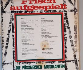 Die Pössnecker Musikanten – "Frisch Aufgespielt" (AMIGA – 8 55 291) Cover Rückseite Die Pössnecker Musikanten – "Frisch Aufgespielt" (AMIGA – 8 55 291) Cover Rückseite