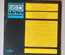 Various – "Disco Chelsea" (Pronit – SX 1676) Cover Rückseite Various – "Disco Chelsea" (Pronit – SX 1676) Cover Rückseite