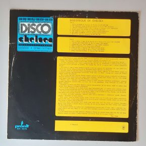 Various – "Disco Chelsea" (Pronit – SX 1676) Cover Rückseite Various – "Disco Chelsea" (Pronit – SX 1676) Cover Rückseite