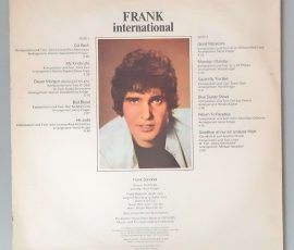 Frank Schöbel – "Frank International" (AMIGA – 8 55 694) Cover Rückseite Frank Schöbel – "Frank International" (AMIGA – 8 55 694) Cover Rückseite