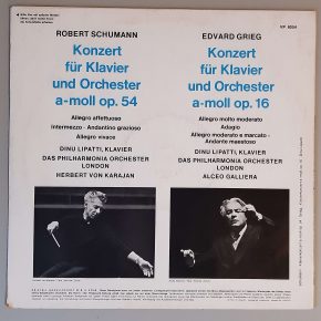 Dinu Lipatti - "Klavierkonzert A-moll Op. 54 / Klavierkonzert A-moll Op. 16" (Dacapo - VP 8054) Cover Rückseite Dinu Lipatti - "Klavierkonzert A-moll Op. 54 / Klavierkonzert A-moll Op. 16" (Dacapo - VP 8054) Cover Rückseite