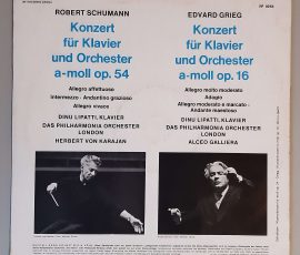 Dinu Lipatti - "Klavierkonzert A-moll Op. 54 / Klavierkonzert A-moll Op. 16" (Dacapo - VP 8054) Cover Rückseite Dinu Lipatti - "Klavierkonzert A-moll Op. 54 / Klavierkonzert A-moll Op. 16" (Dacapo - VP 8054) Cover Rückseite