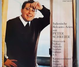 Peter Schreier – "Italienische Belcanto-Arien" (ETERNA – 8 26 074) Cover Vorderseite Peter Schreier – "Italienische Belcanto-Arien" (ETERNA – 8 26 074) Cover Vorderseite