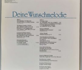 Various – "Deine Wunschmelodie" (ETERNA – 8 25 646) Ausgabe 1983 Cover Rückseite Various – "Deine Wunschmelodie" (ETERNA – 8 25 646) Ausgabe 1983 Cover Rückseite