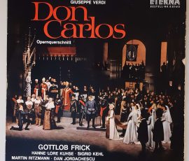 Giuseppe Verdi – "Don Carlos (Opernquerschnitt)" (ETERNA – 8 20 610) Cover Vorderseite Giuseppe Verdi – "Don Carlos (Opernquerschnitt)" (ETERNA – 8 20 610) Cover Vorderseite