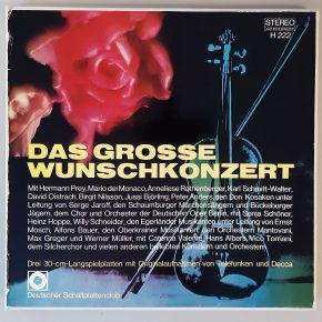 Various – "Das Grosse Wunschkonzert" (Deutscher Schallplattenclub – H 222) Box Vorderseite Various – "Das Grosse Wunschkonzert" (Deutscher Schallplattenclub – H 222) Box Vorderseite