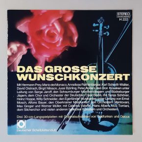 Various – "Das Grosse Wunschkonzert" (Deutscher Schallplattenclub – H 222) Infoheft Vorderseite Various – "Das Grosse Wunschkonzert" (Deutscher Schallplattenclub – H 222) Infoheft Vorderseite