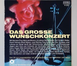 Various – "Das Grosse Wunschkonzert" (Deutscher Schallplattenclub – H 222) Infoheft Vorderseite Various – "Das Grosse Wunschkonzert" (Deutscher Schallplattenclub – H 222) Infoheft Vorderseite