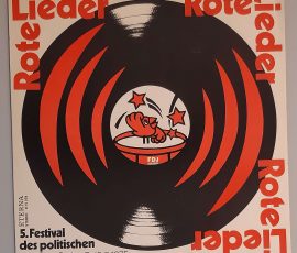 Various – "Rote Lieder (5. Festival Des Politischen Liedes)" (ETERNA – 8 15 078) Cover Vorderseite