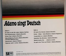 Adamo – "Adamo Singt Deutsch" (Columbia – 1 C 062-23 056) Cover Rückseite Adamo – "Adamo Singt Deutsch" (Columbia – 1 C 062-23 056) Cover Rückseite