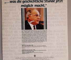 Dr. Helmut Kohl – " ...Was Die Geschichtliche Stunde Jetzt Möglich Macht" Cover Rückseite
