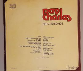 Ray Charles – "Selected Songs" (Balkanton – ВТА 11890) Cover Rückseite Ray Charles – "Selected Songs" (Balkanton – ВТА 11890) Cover Rückseite