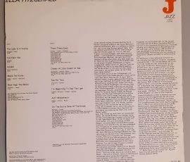 Ella Fitzgerald – "Ella Fitzgerald" (Amiga – 8 55 055) Cover Rückseite Ella Fitzgerald – "Ella Fitzgerald" (Amiga – 8 55 055) Cover Rückseite