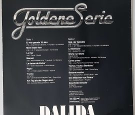 Dalida – "Goldene Serie" (SR International – 32 531 6) Cover Rückseite