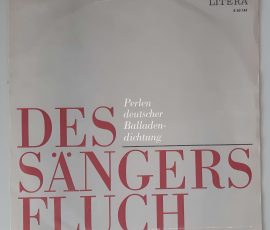Otto Mellies – "Des Sängers Fluch - Perlen Deutscher Ballade" (LITERA – 8 60144) Cover Vorderseite Otto Mellies – "Des Sängers Fluch - Perlen Deutscher Ballade" (LITERA – 8 60144) Cover Vorderseite
