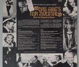 Various – "Das Gibt's Nur Zweimal (Folge 2)" (Telefunken – SLE 14 772-P) Cover Rückseite Various – "Das Gibt's Nur Zweimal (Folge 2)" (Telefunken – SLE 14 772-P) Cover Rückseite