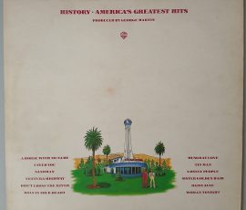America – "History (America's Greatest Hits)" (Warner Bros. Records – K 56169) Cover Rückseite America – "History (America's Greatest Hits)" (Warner Bros. Records – K 56169) Cover Rückseite