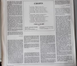 Csilla Szabó – "Chopin" (Hungaroton - SLPX 11583) Cover Rückseite Csilla Szabó – "Chopin" (Hungaroton - SLPX 11583) Cover Rückseite