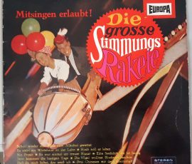Various – Die Grosse Stimmungsrakete (Mitsingen Erlaubt!) (Europa - E 146) Cover Vorderseite Various – Die Grosse Stimmungsrakete (Mitsingen Erlaubt!) (Europa - E 146) Cover Vorderseite
