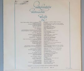 Various – "Weihnachtslieder" (ETERNA – 8 20 156) Cover Rückseite Various – "Weihnachtslieder" (ETERNA – 8 20 156) Cover Rückseite