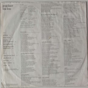 Georg Danzer – "Feine Leute" (Polydor – 2371 926) Schutzhülle2 Georg Danzer – "Feine Leute" (Polydor – 2371 926) Schutzhülle2