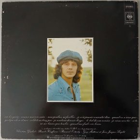 Gérard Lenorman – "Quelque Chose Et Moi..." (CBS – CBS 80057) Cover Rückseite Gérard Lenorman – "Quelque Chose Et Moi..." (CBS – CBS 80057) Cover Rückseite