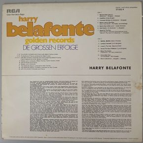 Harry Belafonte – "Golden Records" (RCA – 27 502-4) Cover Rückseite Harry Belafonte – "Golden Records" (RCA – 27 502-4) Cover Rückseite